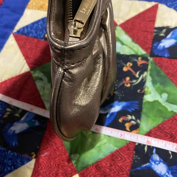 Botkier Bronze-Gold Leather Clutch Wristlet - Picture 14 of 16